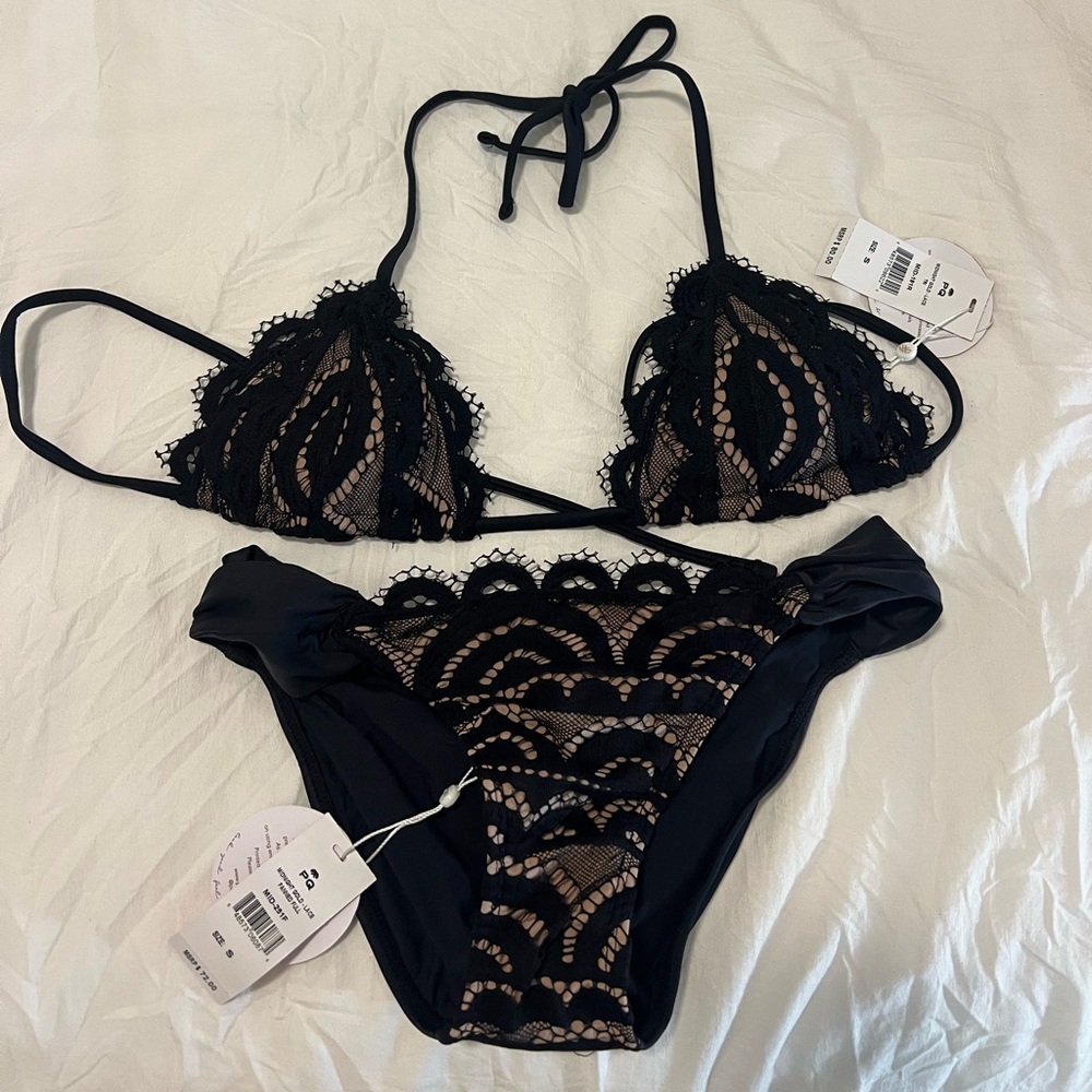 PQ black bikini. Size small